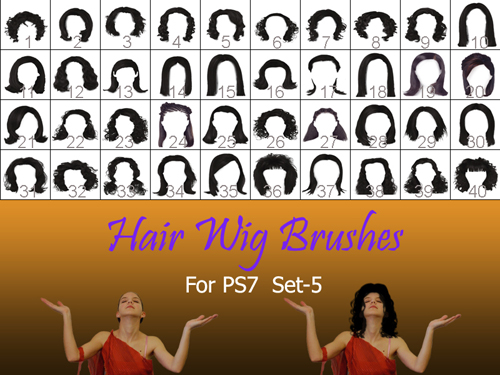 Hair Wig Brush Set-5