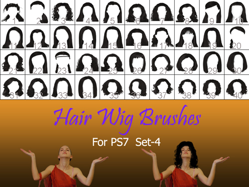 Hair Wig Brush Set-4